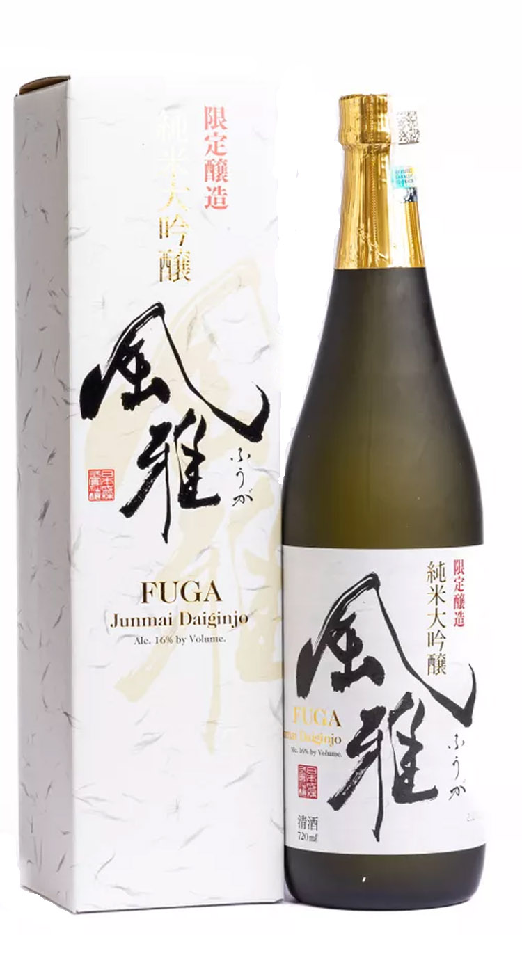 Саке Fuga Junmai Daiginjo, в подарочной упаковке