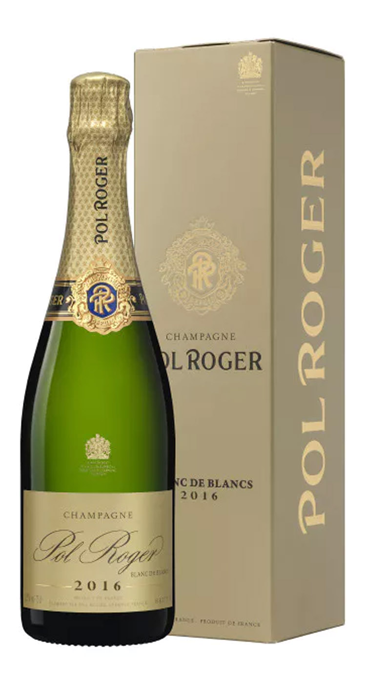 Шампанское Pol Roger, Blanc de Blancs, 2016, в подарочной упаковке