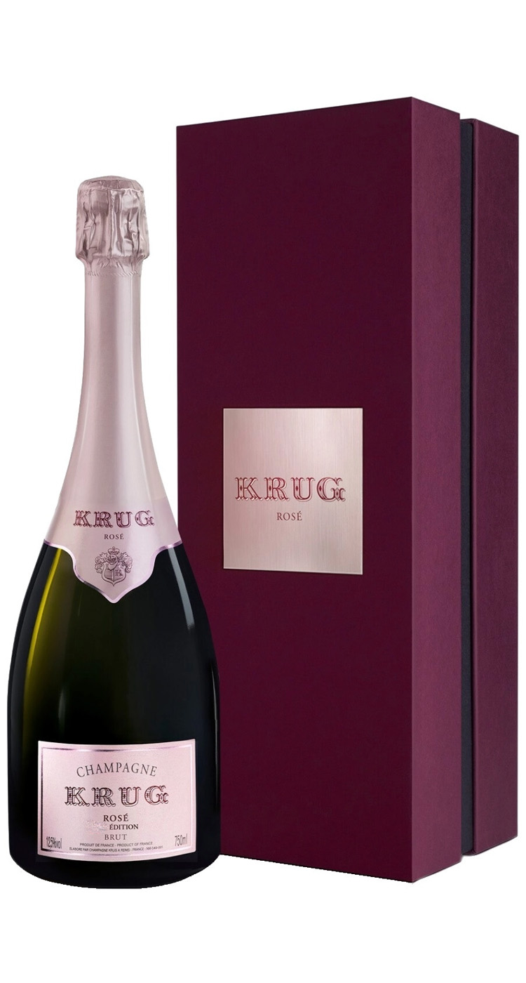 Шампанское Krug Rose, в подарочной упаковке