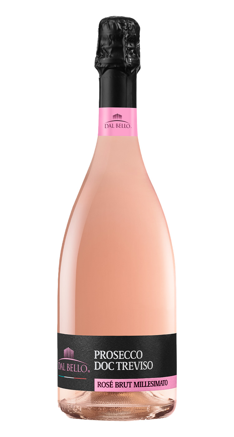 Игристое вино Dal Bello, Rose Treviso Millesimato Brut DOC