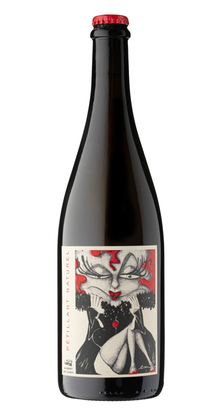 Игристое вино Domaine Albert de Conti, Petillant Naturel Vin de France